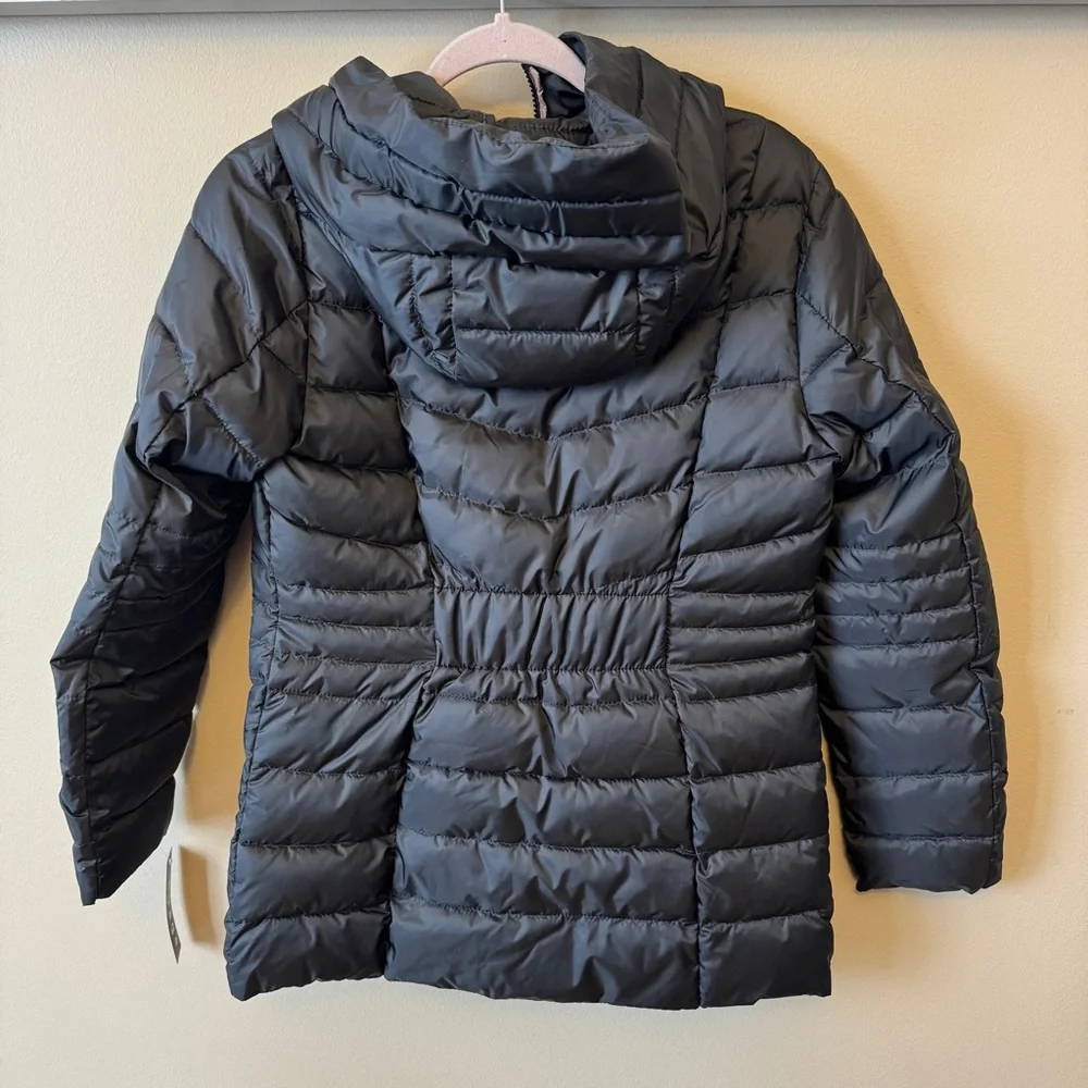 Black Puffer Jacket‎ with Hood